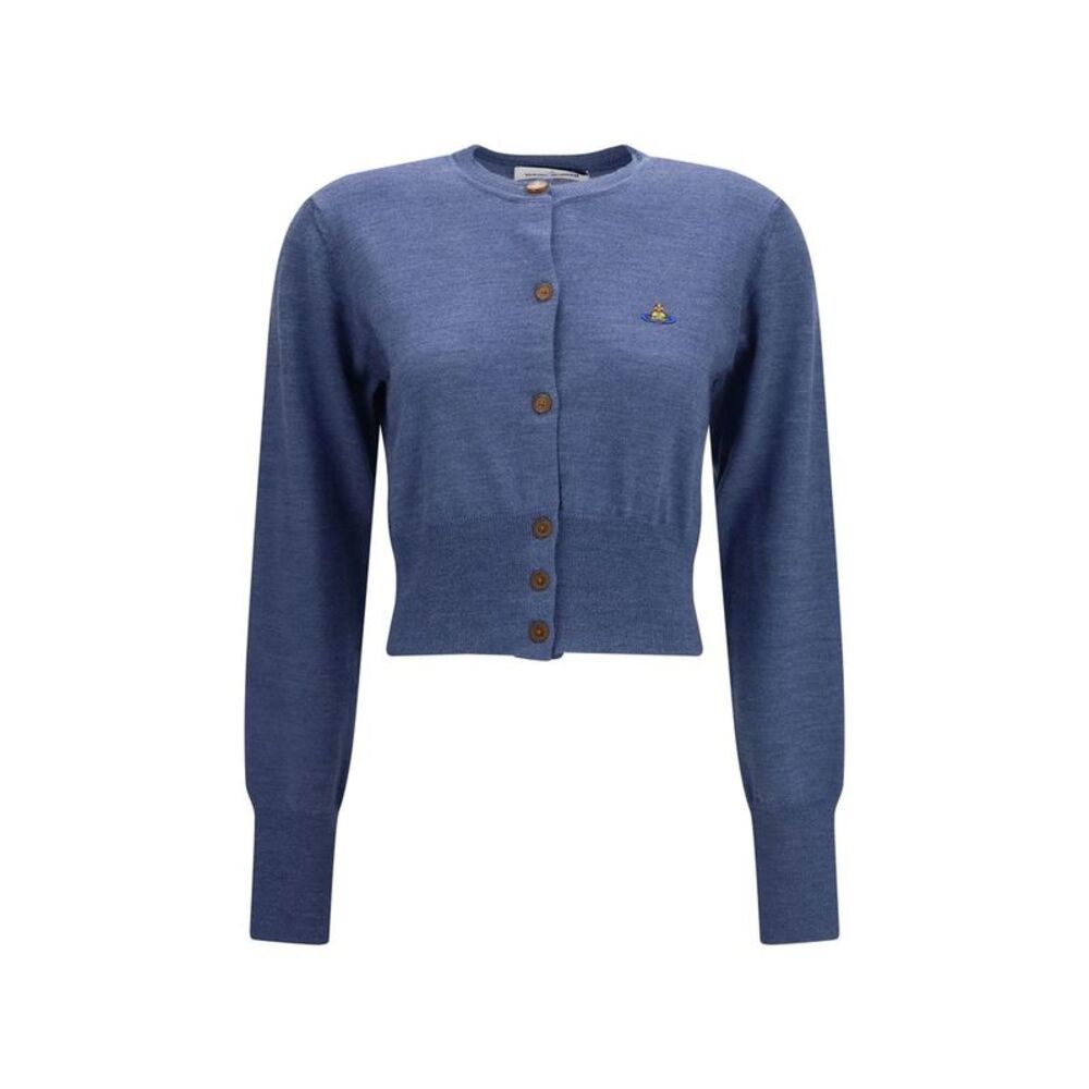 Vivienne Westwood Blue Silk Women's Cardigan